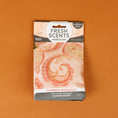 Load image into Gallery viewer, Fresh Scents Summer Romance - Sachet 3pk features pink and orange paisley designs. These long-lasting sachets offer a fruity floral scent, making them the perfect flameless air freshener for any room. Includes 3 sachets.
